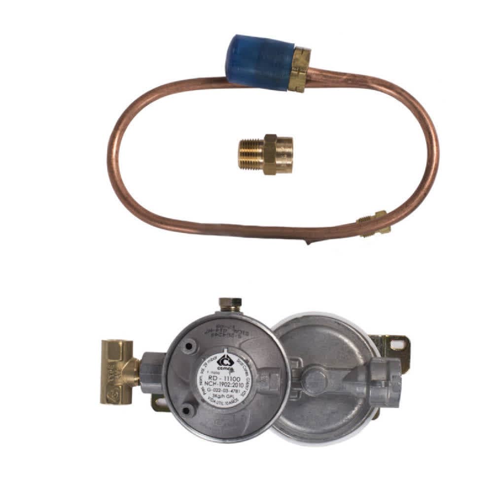 Regulador de gas 45 kg con flexible