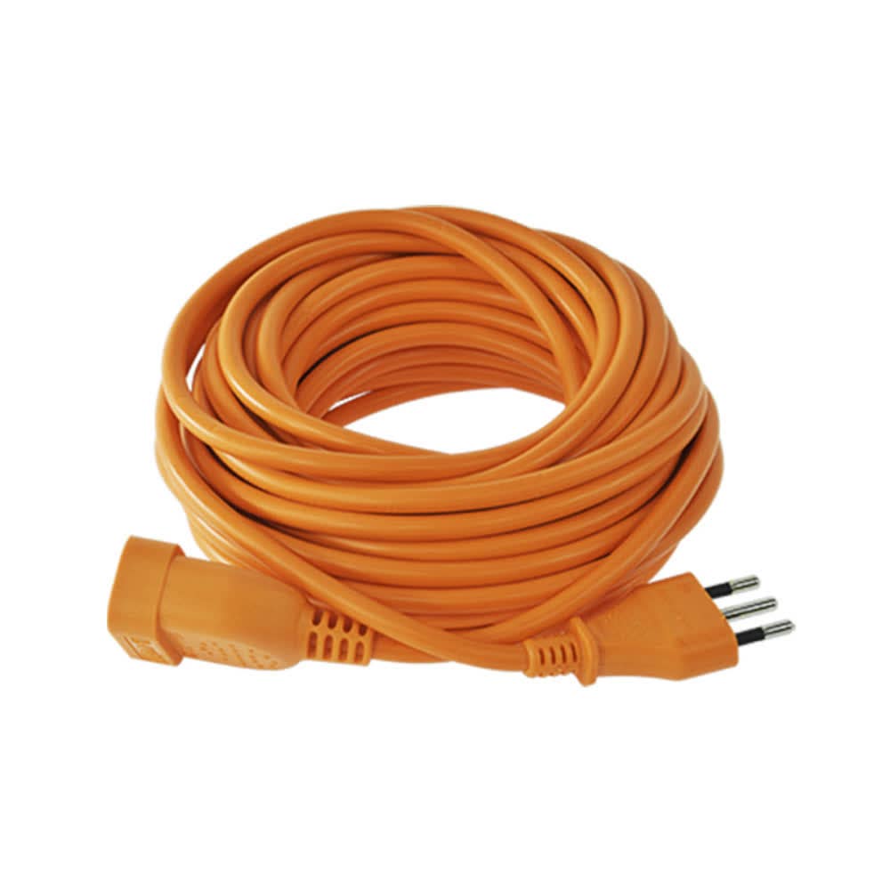 Extension elec. 10mts 10a 2pt naranjo
