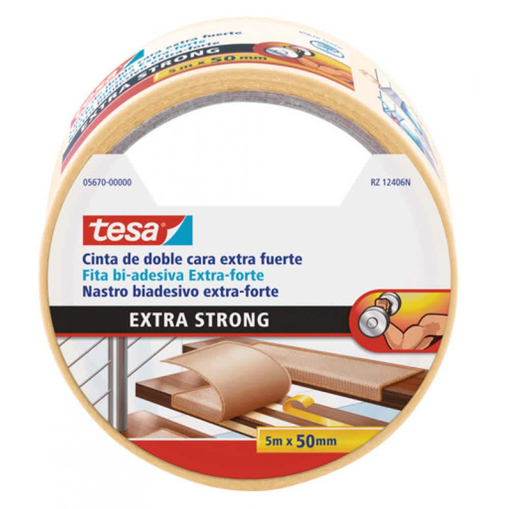 CINTA DOBLE CONTAC 05670 EXTRA FUERTE 5MT X 50MM