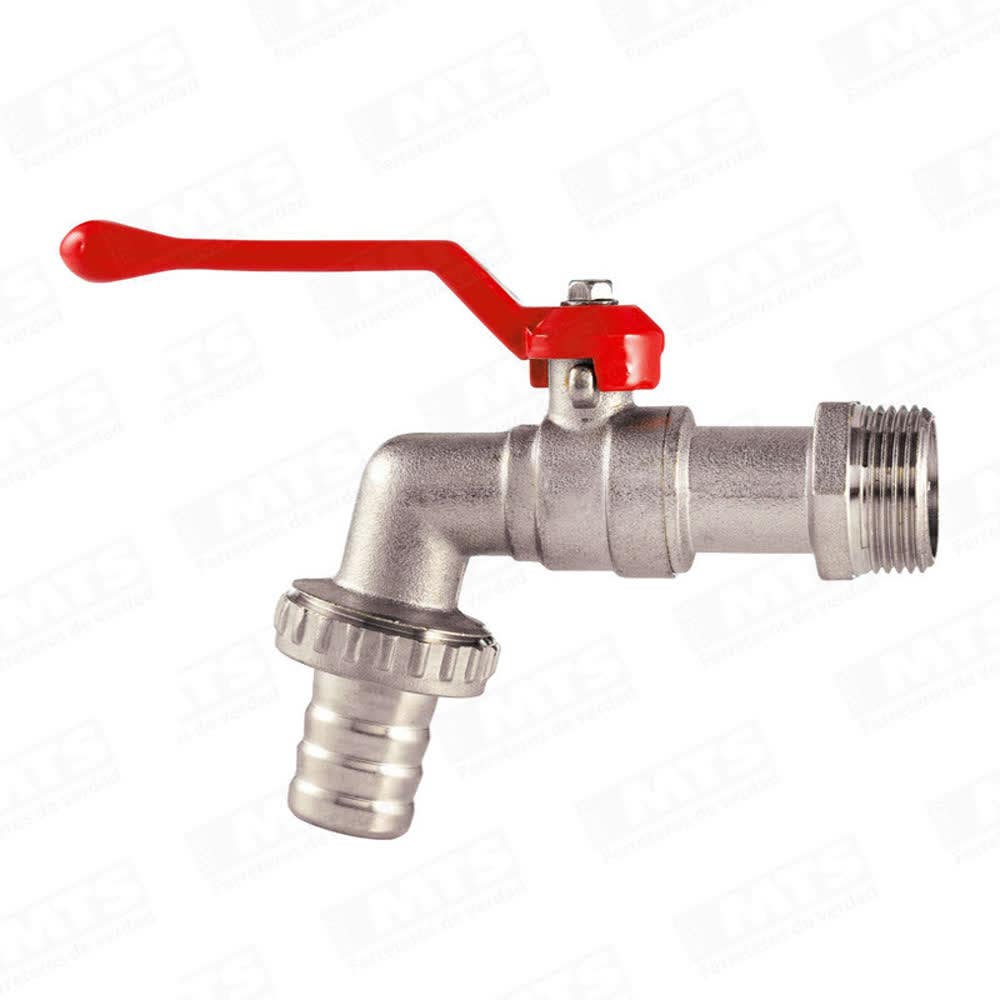 LLAVE JARDIN BOLA 1/2 C/UNION MANG.3/4
