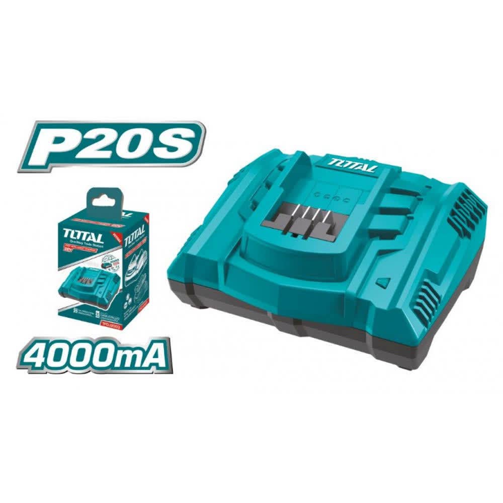 CARGADOR INTELIGENTE 20V RAPIDO TFCLI2003 TOTAL