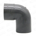 Codo san.gris 87.5   75mm