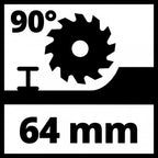 Sierra circular 7.1/4 1410w Einhell 5500rpm