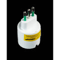 Enchufe macho adaptador schuko 2p+t 10a