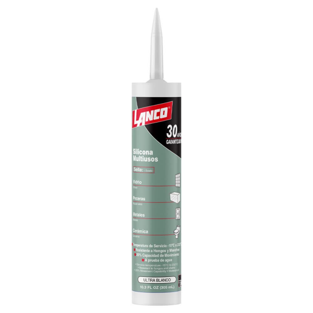 SILICONA UNIV.  BLANCO 300ML (F.M.D.)(LANCO)