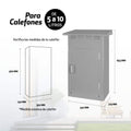Gabinete calefon 5 - 10 lts splendid