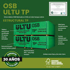 Osb Estructural Ultu Tp 9.5mm 1.22x2.44