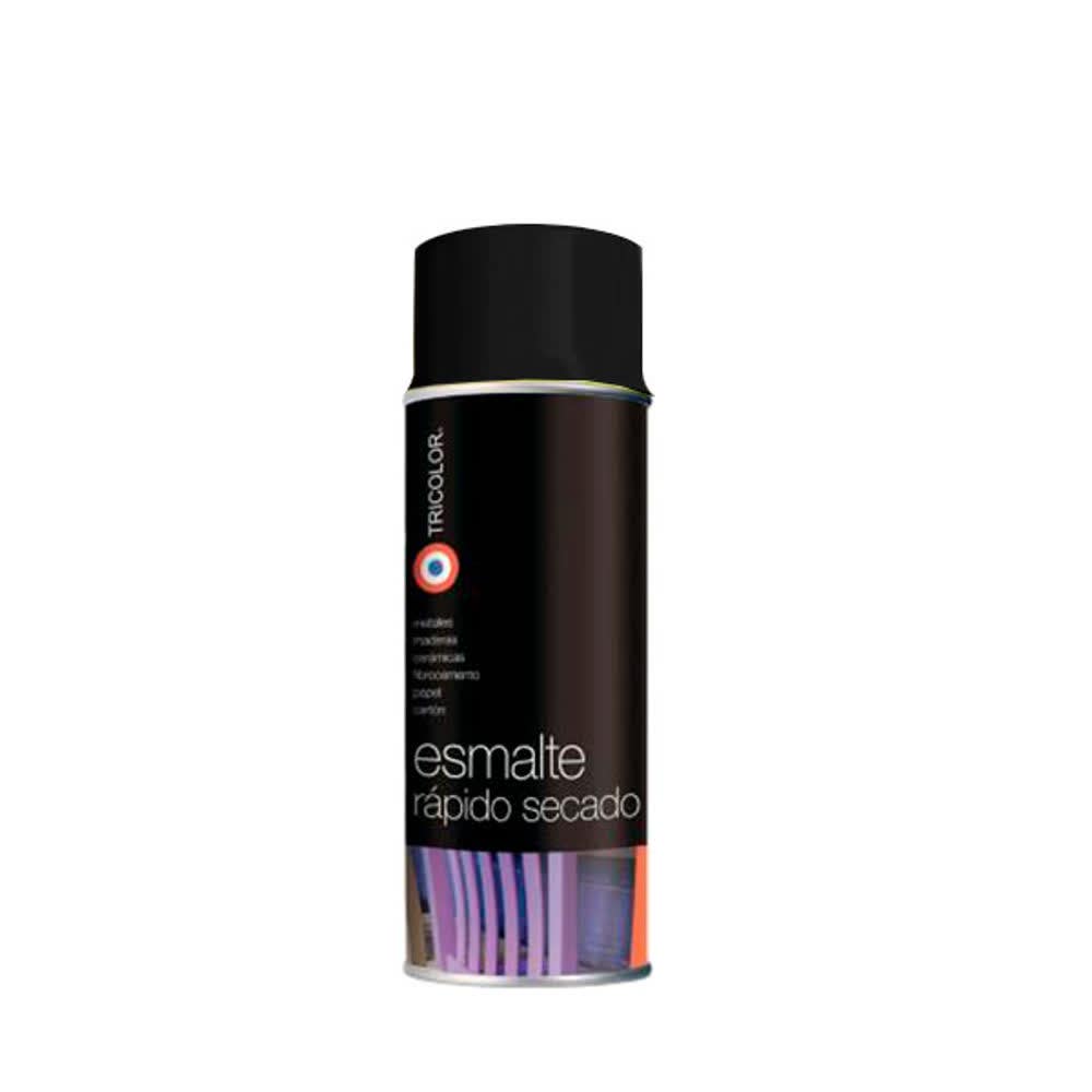 Esmalte Spray Negro Opaco Tricolor