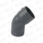 Codo san.gris 45   40mm