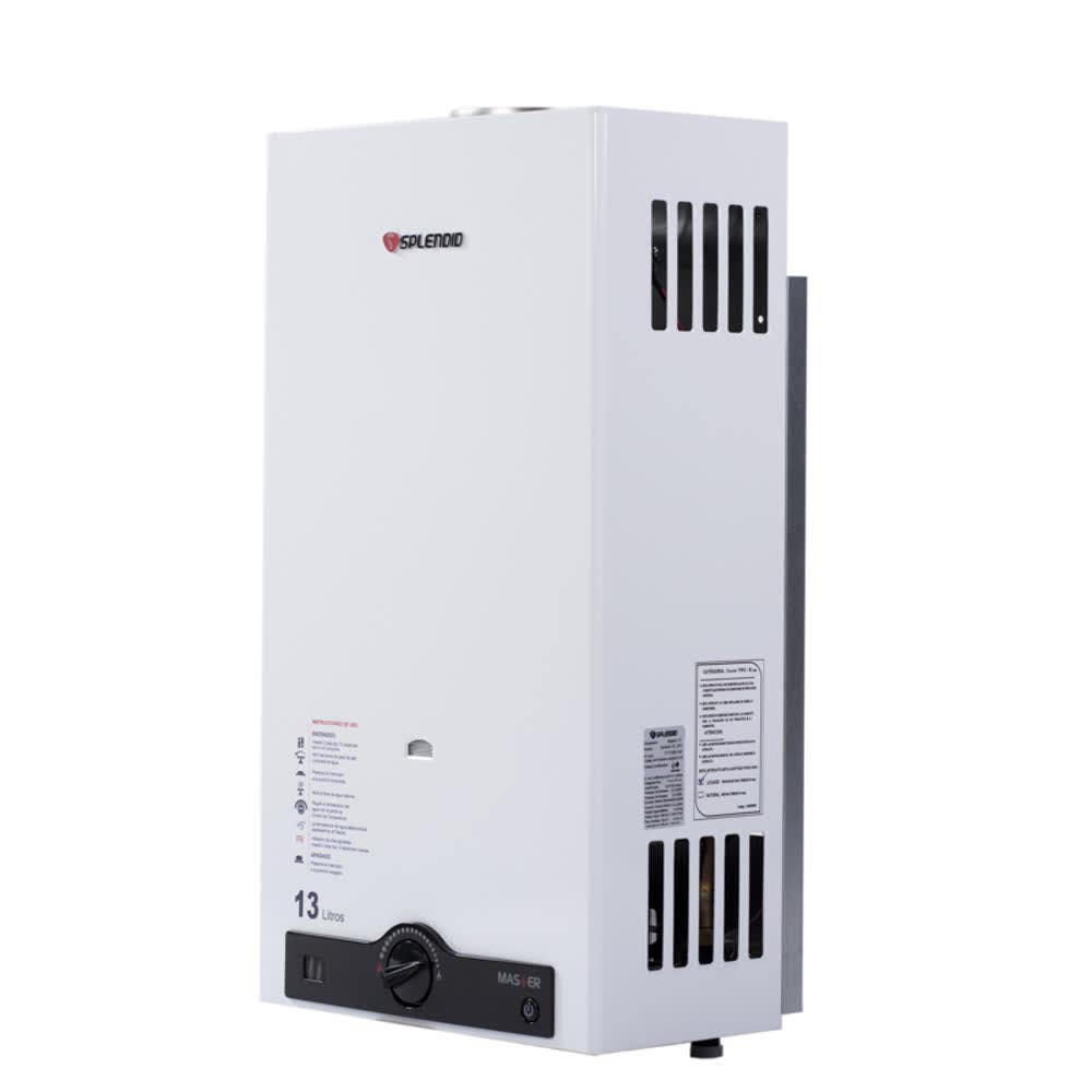 Calefon Splendid master 13 lts gas licuado tiro natural