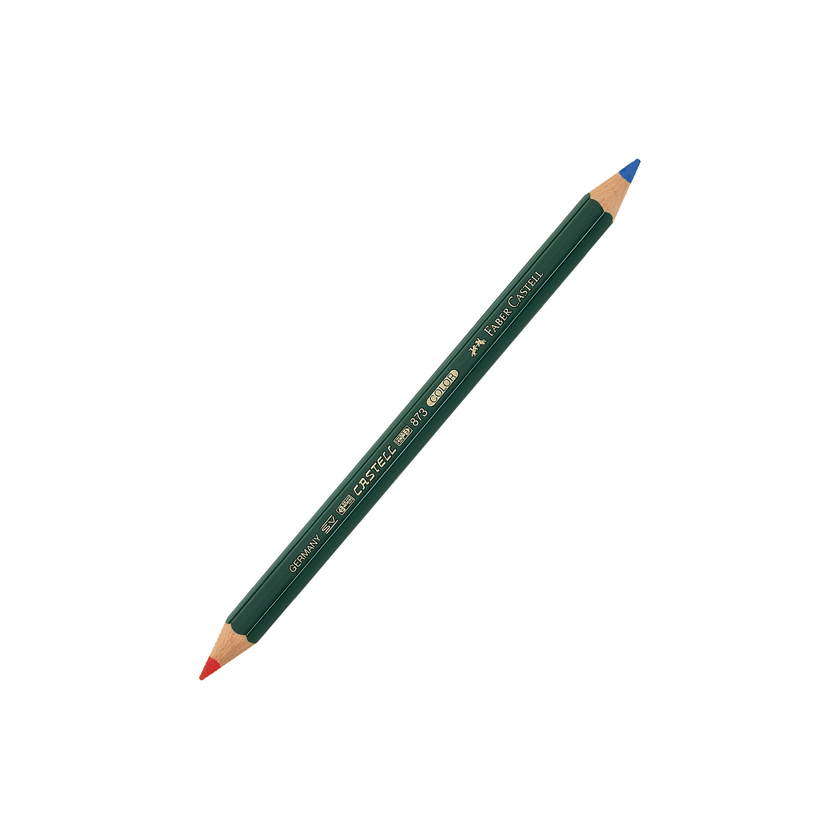 Lápiz Carpintero Faber Bicolor Grueso