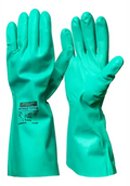 Guante nitrilo verde talla 9