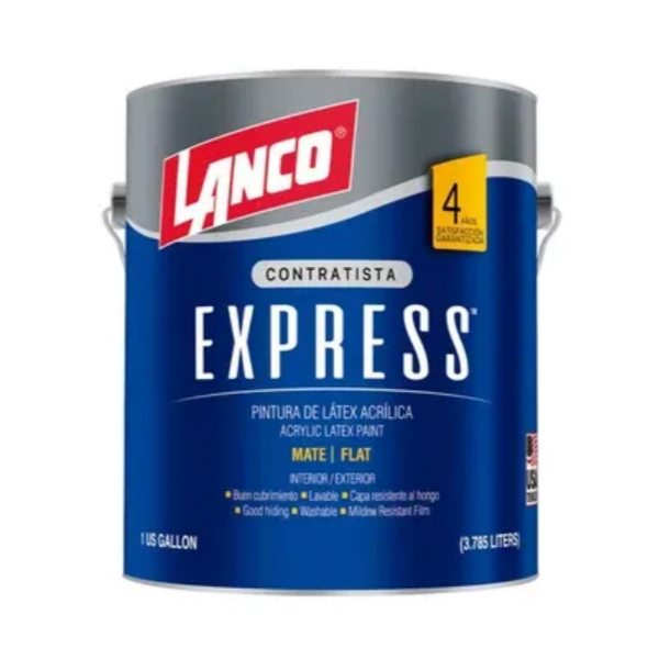 LATEX CONTRATISTA EXPRESS MATE BLANCO 1 GL