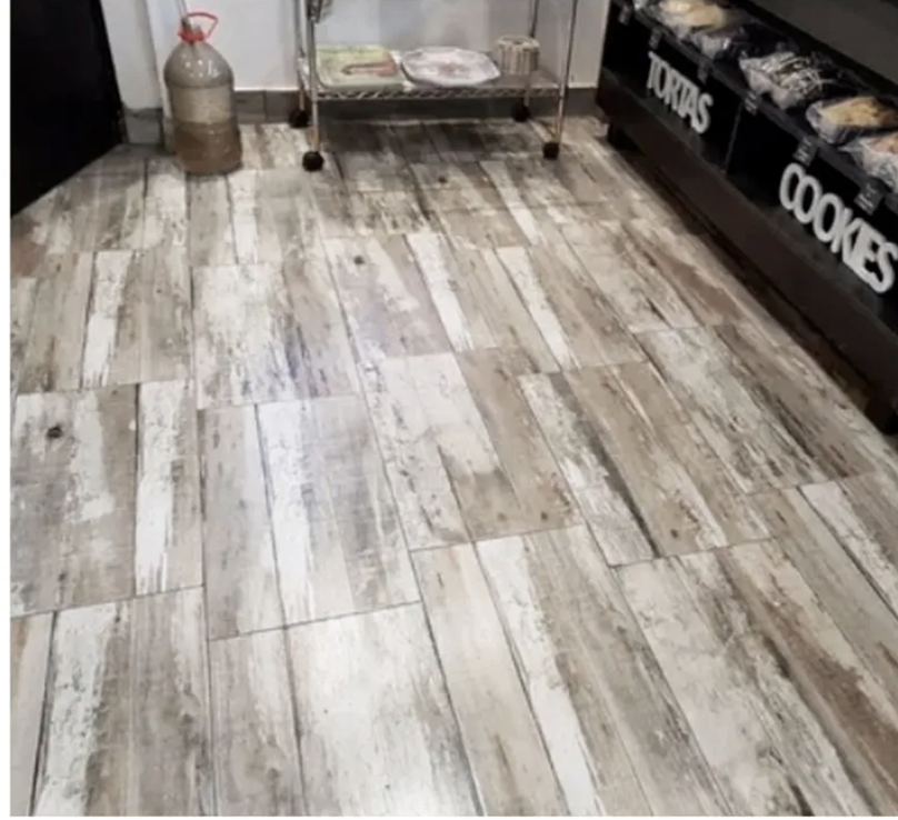 Ceramico Piso 31x53 Madera Lenga Bianco 1.65mt2xcj