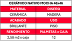 Ceramico Piso 46x46  Nativo Mocha (2.58m2xcj)