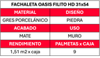 Porcelanato 31x54 Oasis Filito Hd (1.51m2xcj)