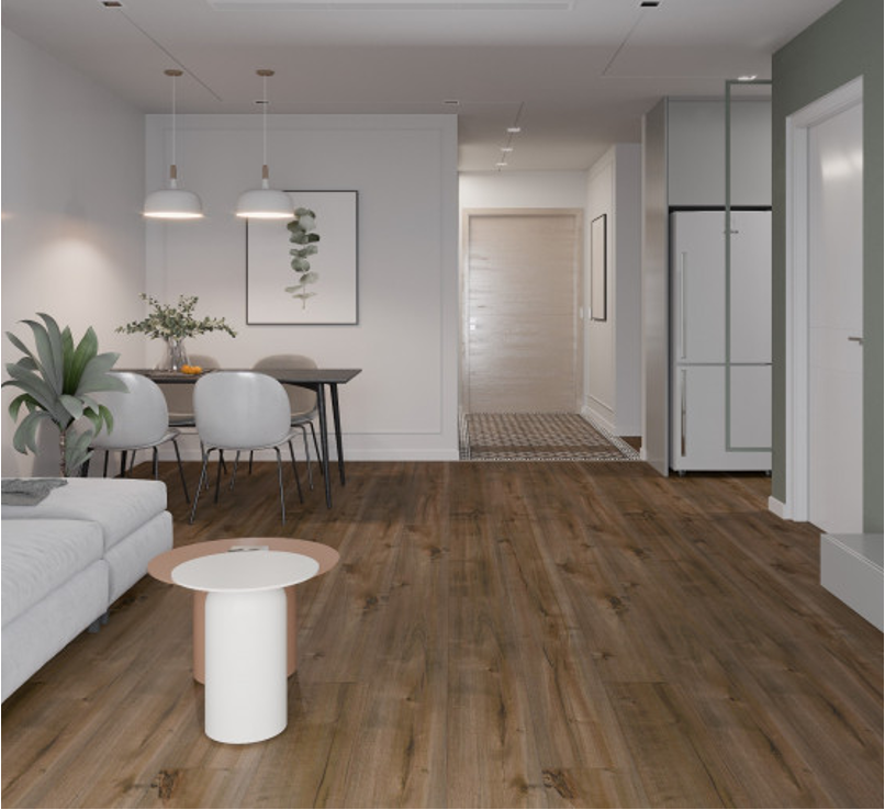 Piso Flotante Efloor 8mm espesor color Pino Natural 2.4 M2 x caja