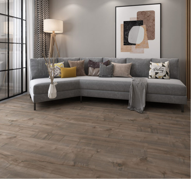 Piso Flotante Efloor 8mm espesor color Roble Montana 2.4 M2 x caja