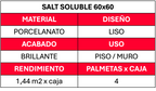 Porcelanato 60x60    Salt Soluble (1.44m2xcj)