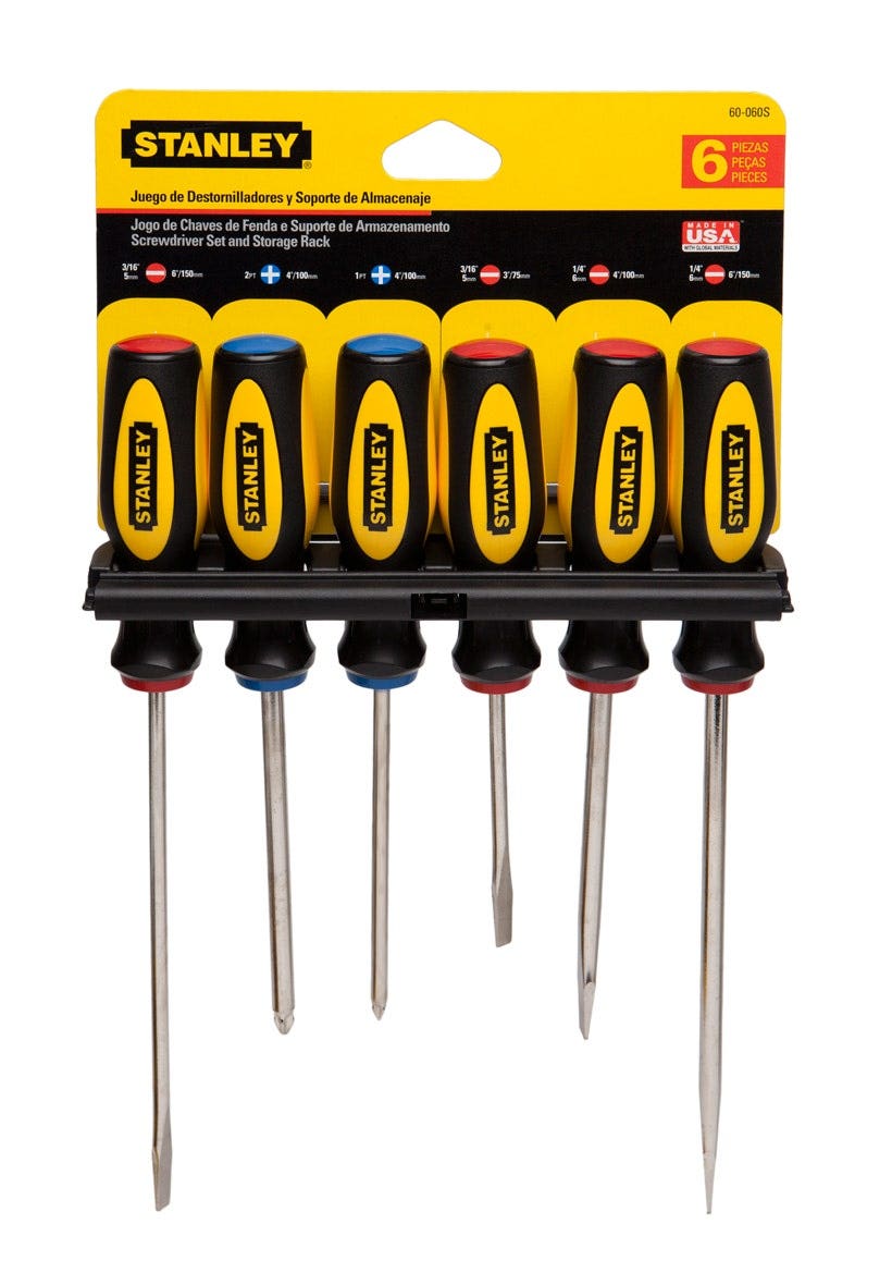 Juego Stanley 66672 6 Destornillador Ex 60060