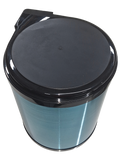 Basurero interior de mueble acero Inoxidable con tapa gris