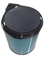 Basurero interior de mueble acero Inoxidable con tapa gris