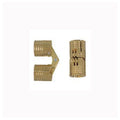 Bisagra Invisible 12 mm Cilíndrica Bronce