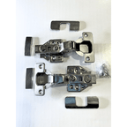 Bisagra Curva 35MM Cierre Suave, Ajuste 3D, Bolsa 2 Un c/ tornillos, Kahll