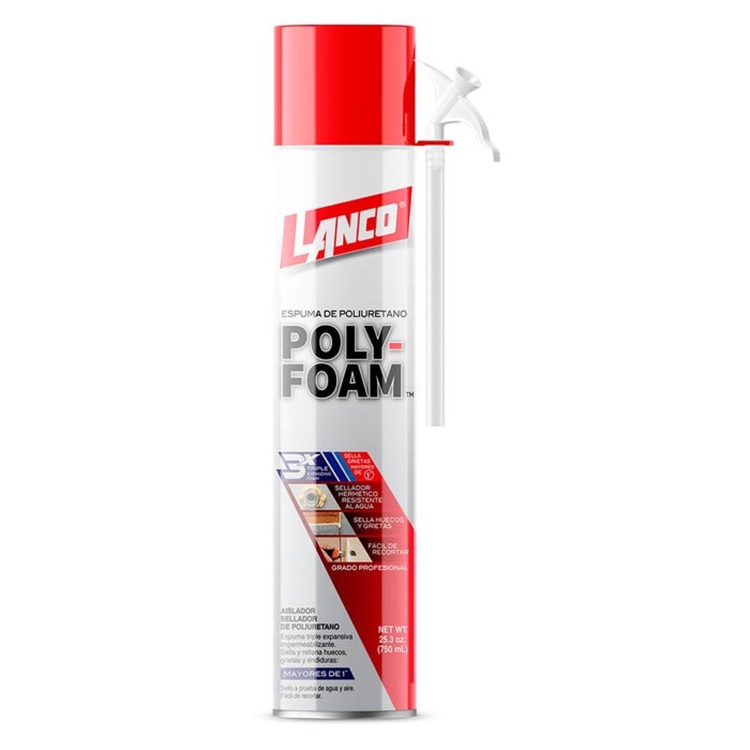 Espuma expansiva poly-foam 750 ml (lanco)