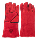 Guante Descarne Soldador Rojo