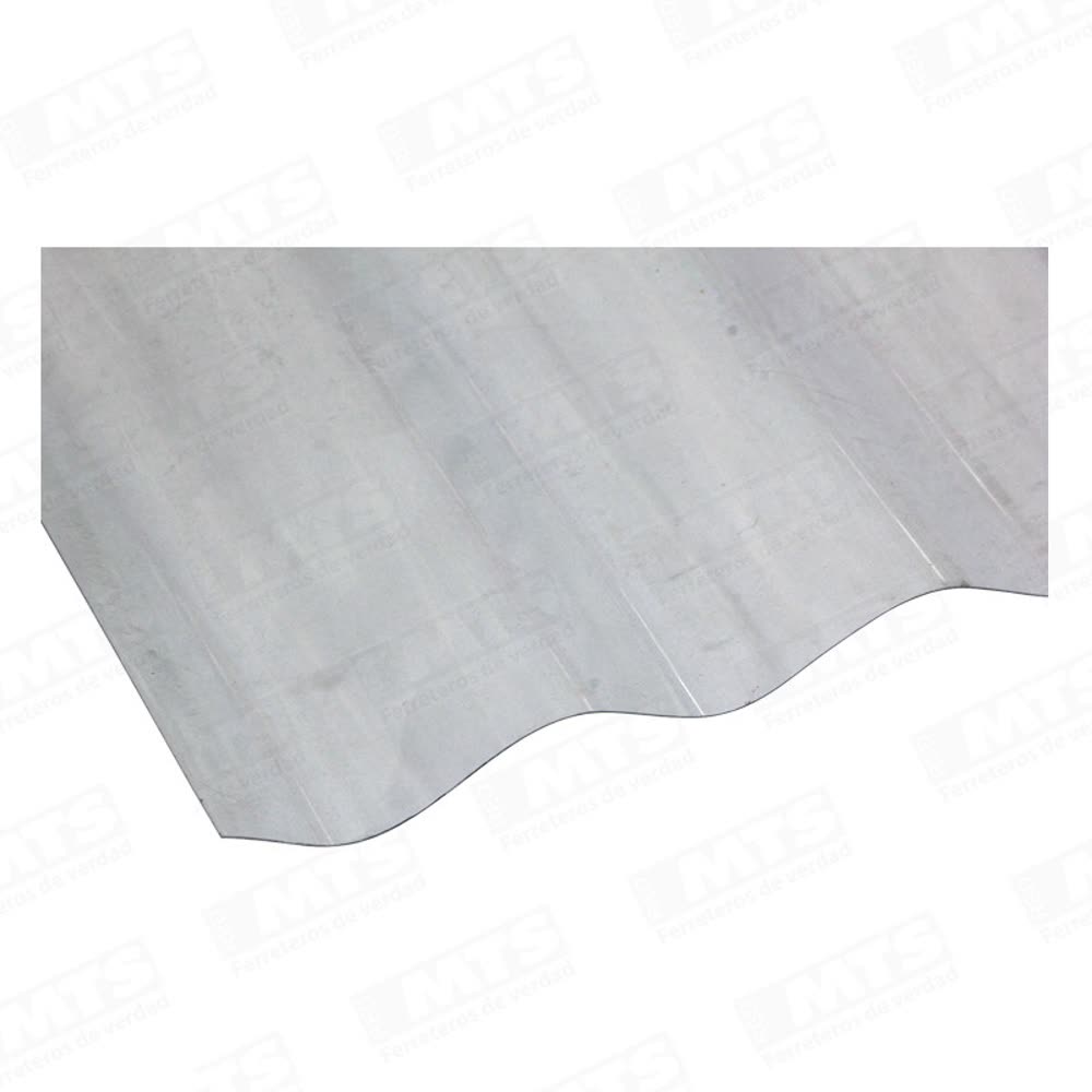 Policarbonato Onda Zinc Trans. Std 81x300x0.5