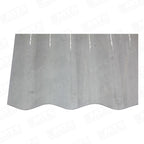 Policarbonato Onda Zinc Trans. Std 81x300x0.5