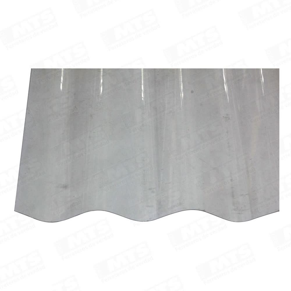 Policarbonato Onda Zinc Trans. Std 81x300x0.5