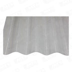 Policarbonato Onda Zinc Trans. Std 81x300x0.5