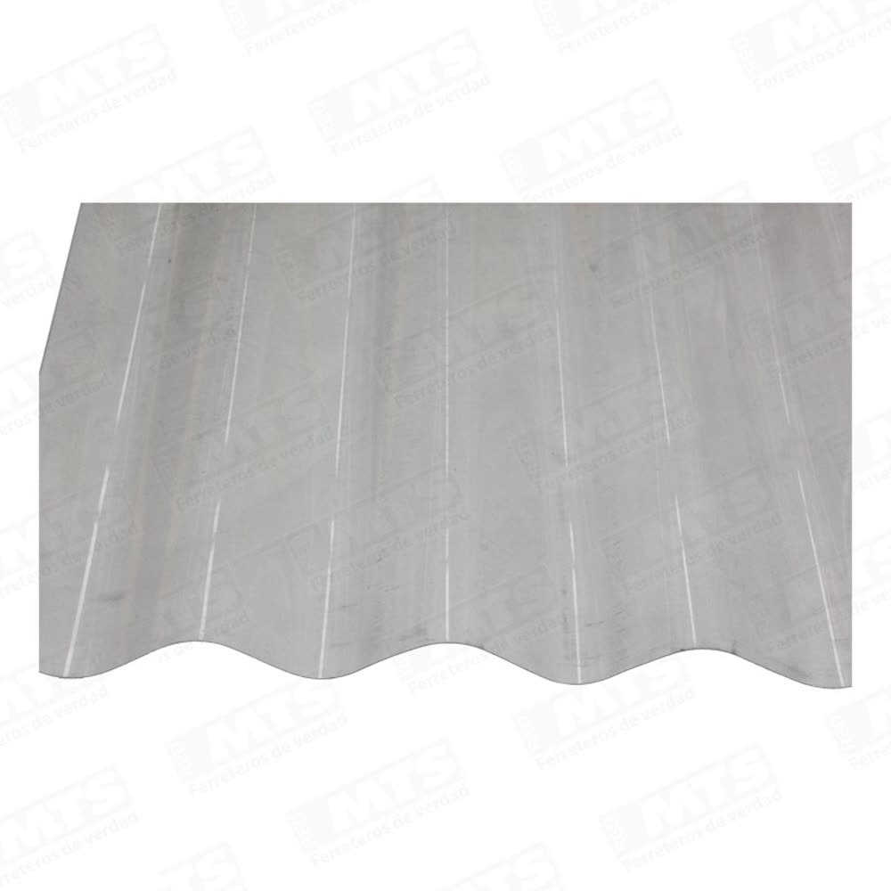 Policarbonato Onda Zinc Trans. Std 81x300x0.5