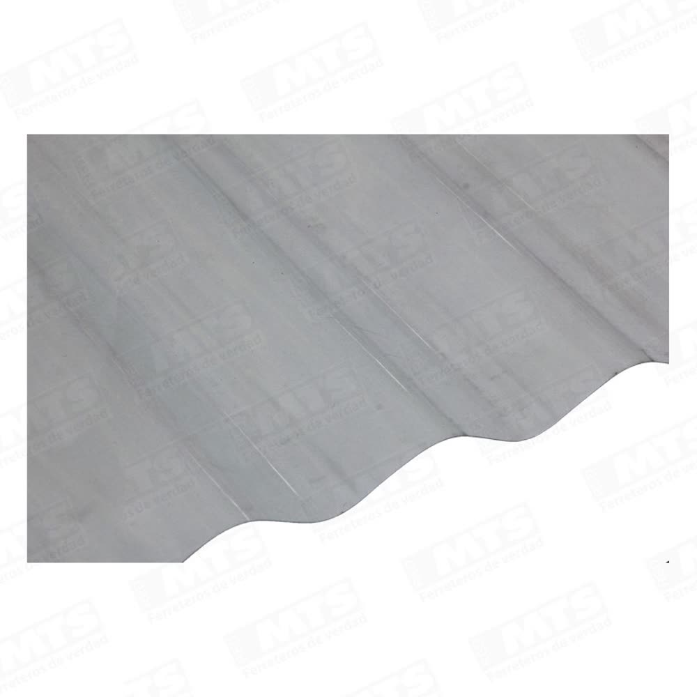 Policarbonato Onda Zinc Trans. Std 81x300x0.5