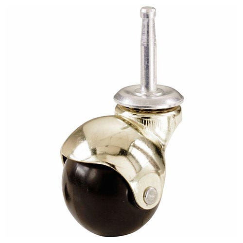 Rueda 40 mm Goma con Pivote