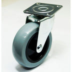 Rueda 75 mm Gris Base sin Freno