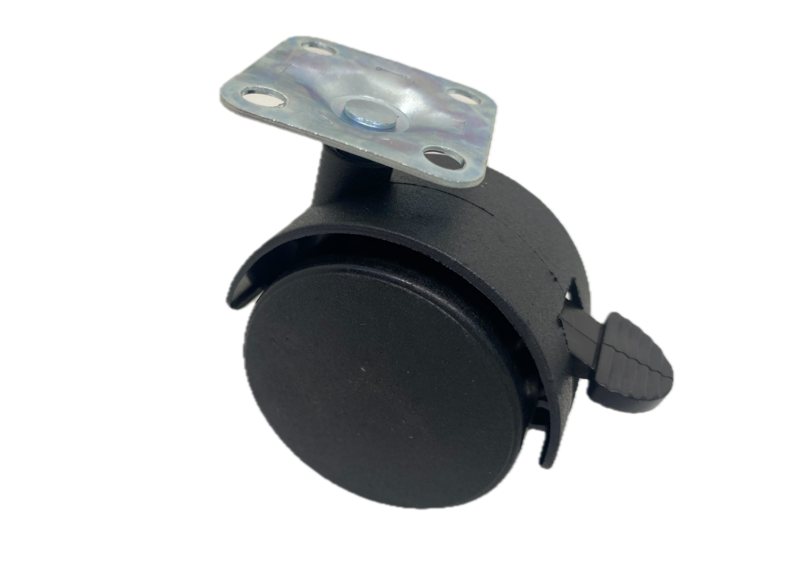 Rueda 40mm base y freno negra HAMMY