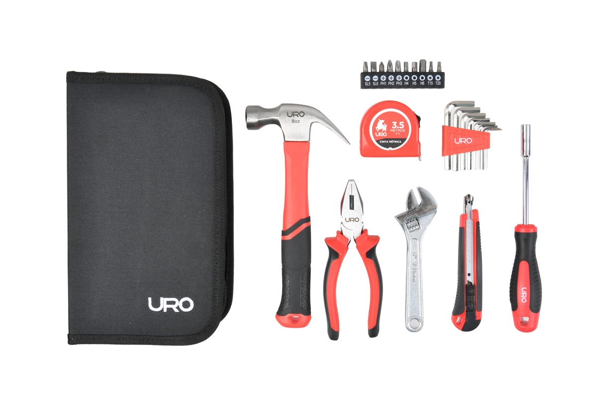 Set de Herramientas  Manuales 24 Pzas Uro
