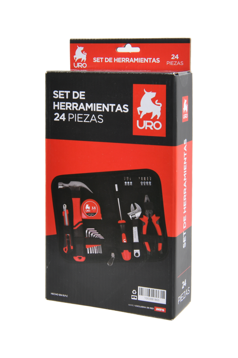 Set de Herramientas  Manuales 24 Pzas Uro