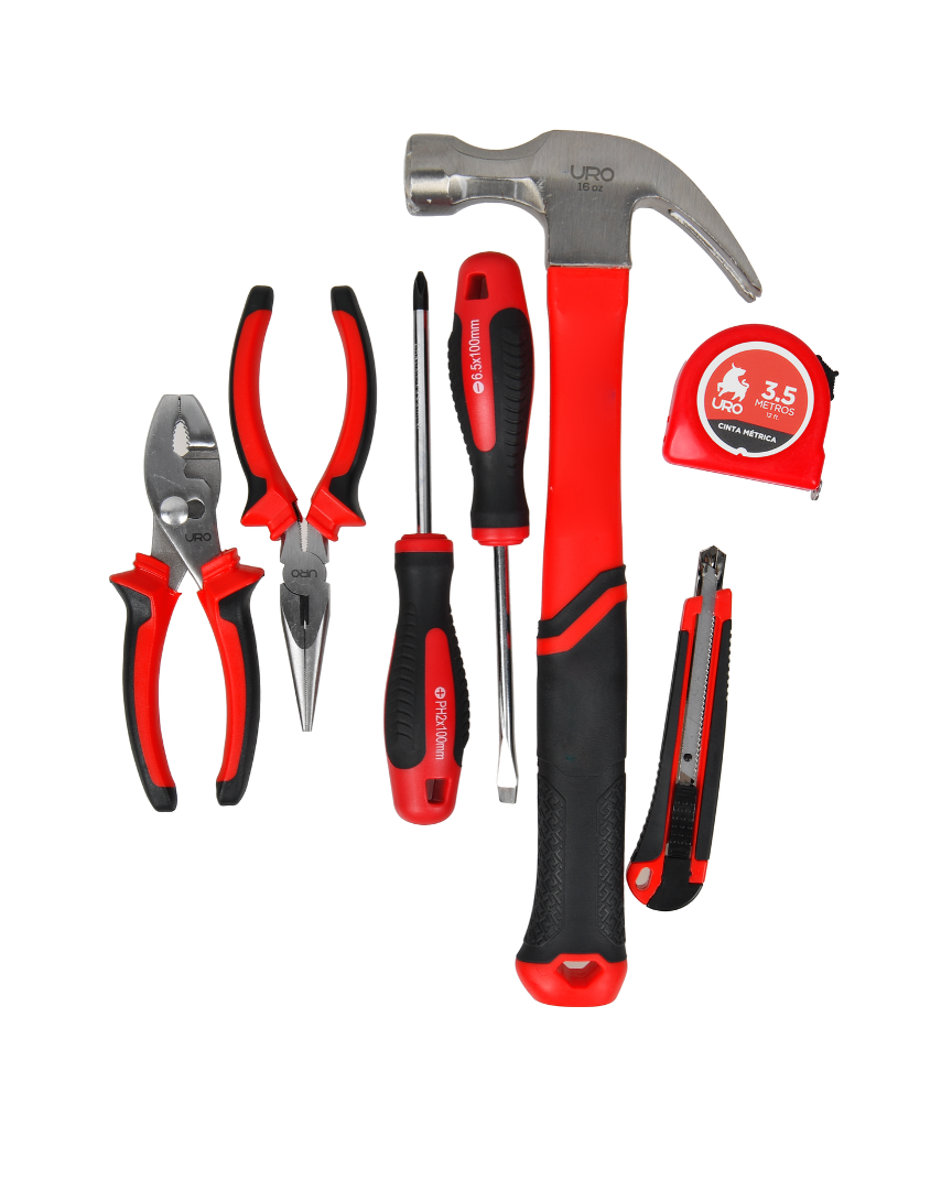 Set De Herramientas  Manuales  7 Pzas Uro