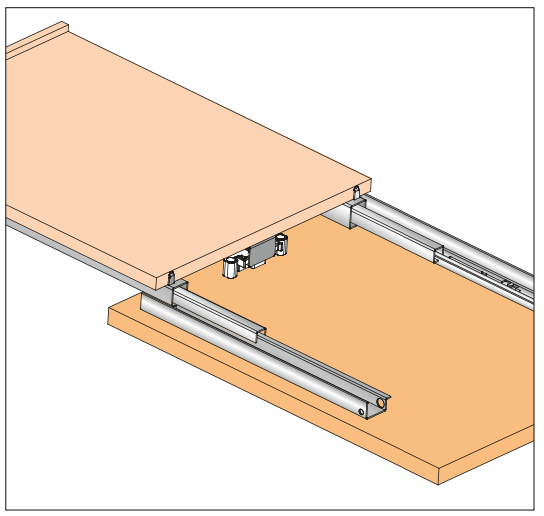 Guia Shelf Smove A6559 Extracción Total 50CM SALICE