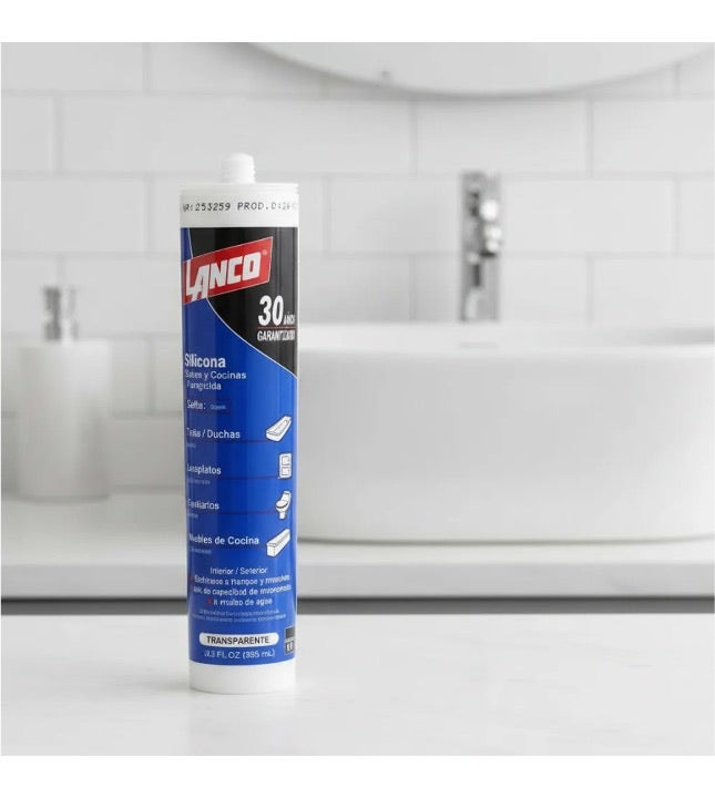Silicona Baño y Cocina blanco 300ml (lanco)