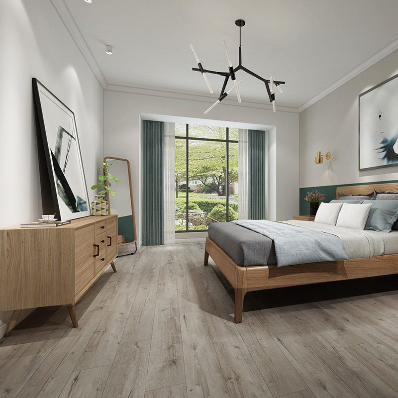 Piso Vinilico Spc    Efloor 2.2m2 4mm+1mm Ceniza