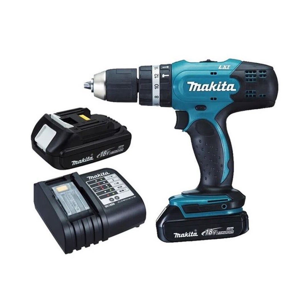 Taladro Atornillador con Percutor 13MM DHP453SYE 18V con batería Makita