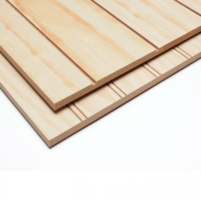 Terciado Pino Ranurado Colonial 9 mm 1,22 x 2,44 mt